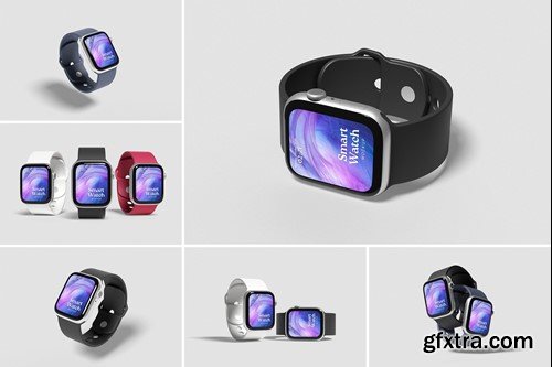 Smartwatch Mockup or Apple Watch Mockup S76WWPE