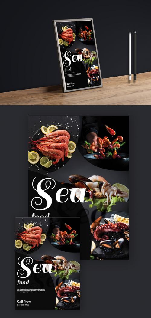 Sea Food Flyer Template 636959581