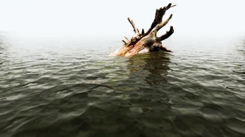 Videohive - Dead Tree Branches and Trunk in the Sea - 47639433 - 47639433