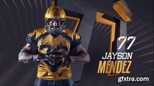 Videohive Team Player Intro Gameday 47643438