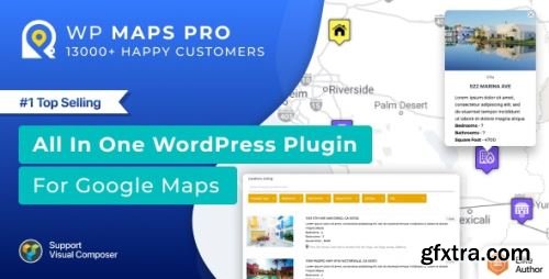 CodeCanyon - WordPress Plugin for Google Maps - WP MAPS PRO v5.6.4 - 5211638 - Nulled