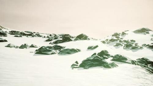 Videohive - Rocks Covered in Snow at Winter - 47639800 - 47639800