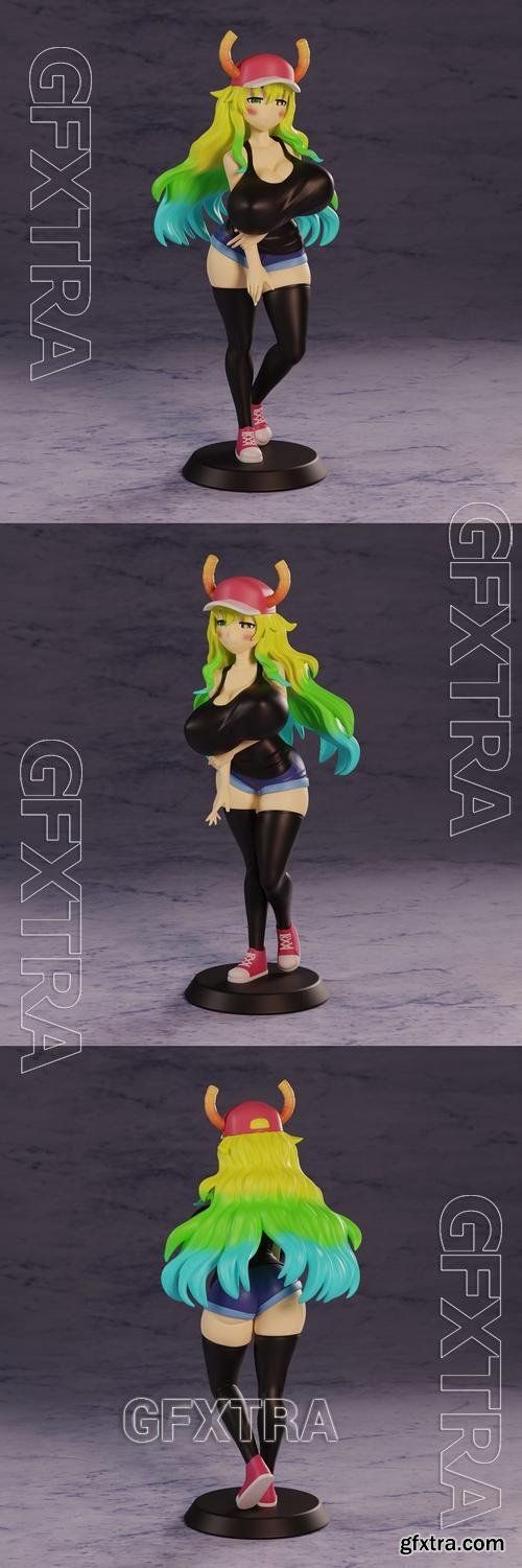 PolyBitsArt - Lucoa &ndash; 3D Print Model