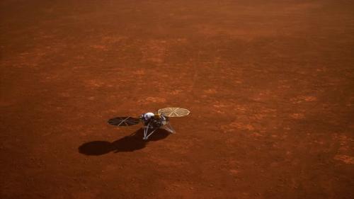 Videohive - Insight Mars Exploring the Surface of Red Planet Elements Furnished By NASA - 47640405 - 47640405