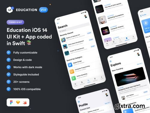 Swift Education: iOS 14 App Kit Ui8.net