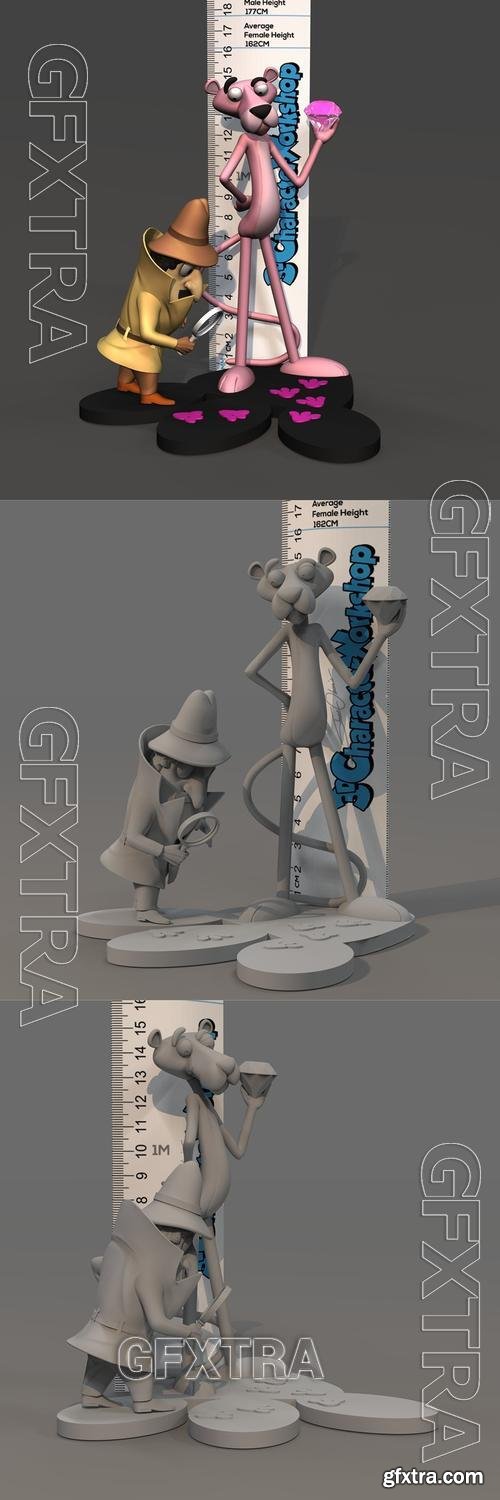 Pink Panther &ndash; 3D Print Model