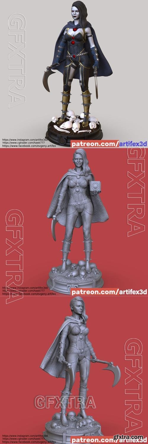 Artifex3d - Grail - Daughter of Darkseid &ndash; 3D Print Model