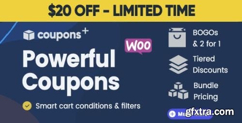 CodeCanyon - Coupons + | Advanced WooCommerce Coupons Plugin v1.4.1 - 36862307 - Nulled