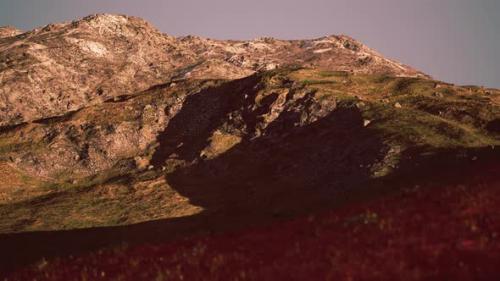 Videohive - Colored Mountains at Summer Sunset - 47640826 - 47640826