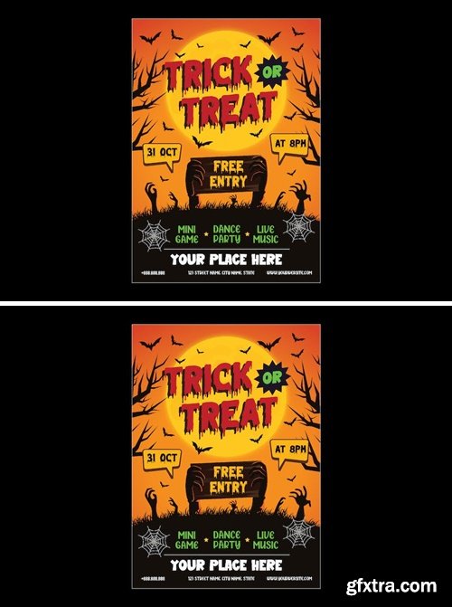 Trick Or Treat Flyer VLCRDVV