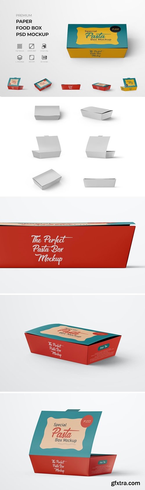 Pasta Box Packaging Mockup LG9MQKY