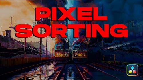 Videohive - Pixel Sorting Transitions | DaVinci Resolve - 47654828 - 47654828