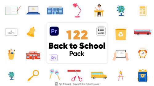 Videohive - Back to School Elements For Premiere Pro - 47622619 - 47622619