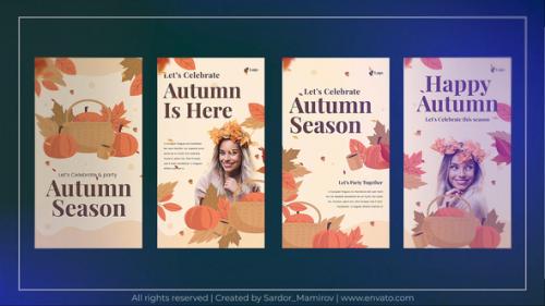 Videohive - Autumn season instagram stories MOGRT - 47626810 - 47626810