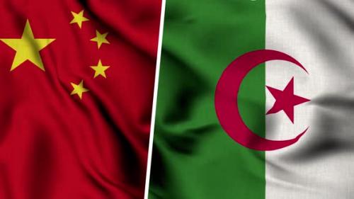 Videohive - China Flag And Flag Of Algeria - 47635113 - 47635113