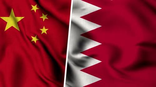 Videohive - China Flag And Flag Of Bahrain - 47635115 - 47635115