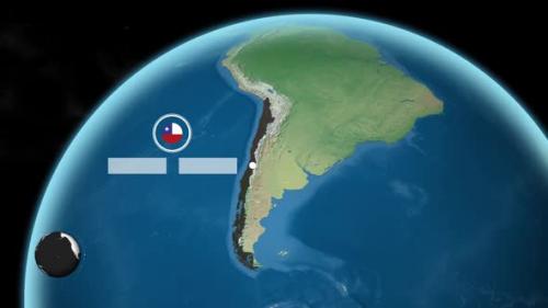 Videohive - Chile Earth Map - 47635124 - 47635124