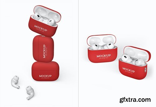 AirPods Pro Case Mockup Set 42FHES8