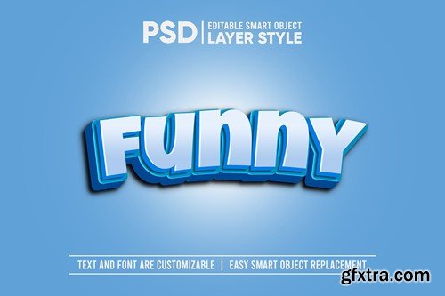 Funny 3D Text Effect J3TXNRL