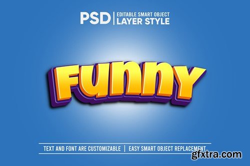 Funny 3D Text Effect J3TXNRL