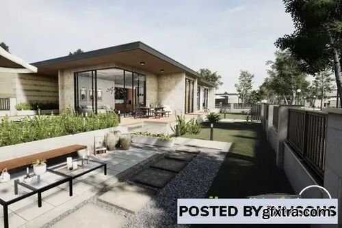 Modern Neighborhood House | Blue Dot Studios v1.0