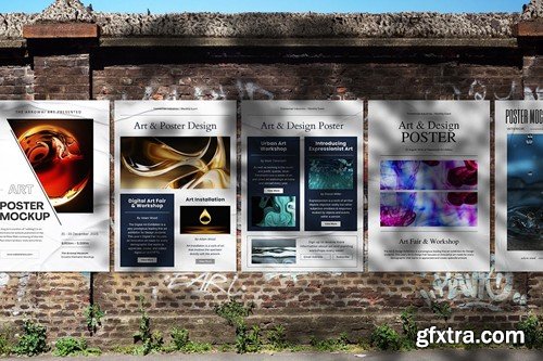 Poster Mockup Design B283T8W