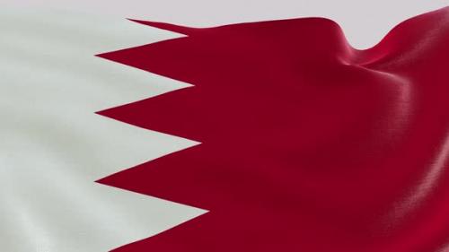 Videohive - Bahrain Fabric Flag - 47635165 - 47635165