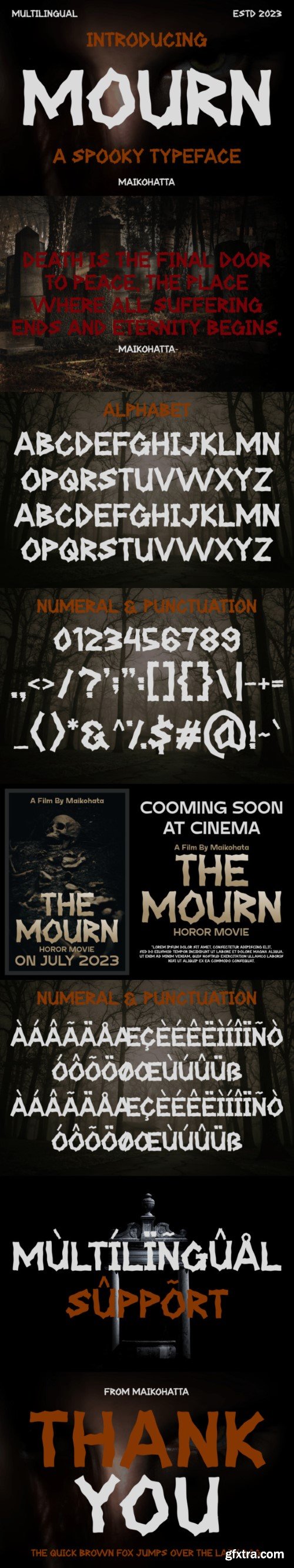 Mourn Font