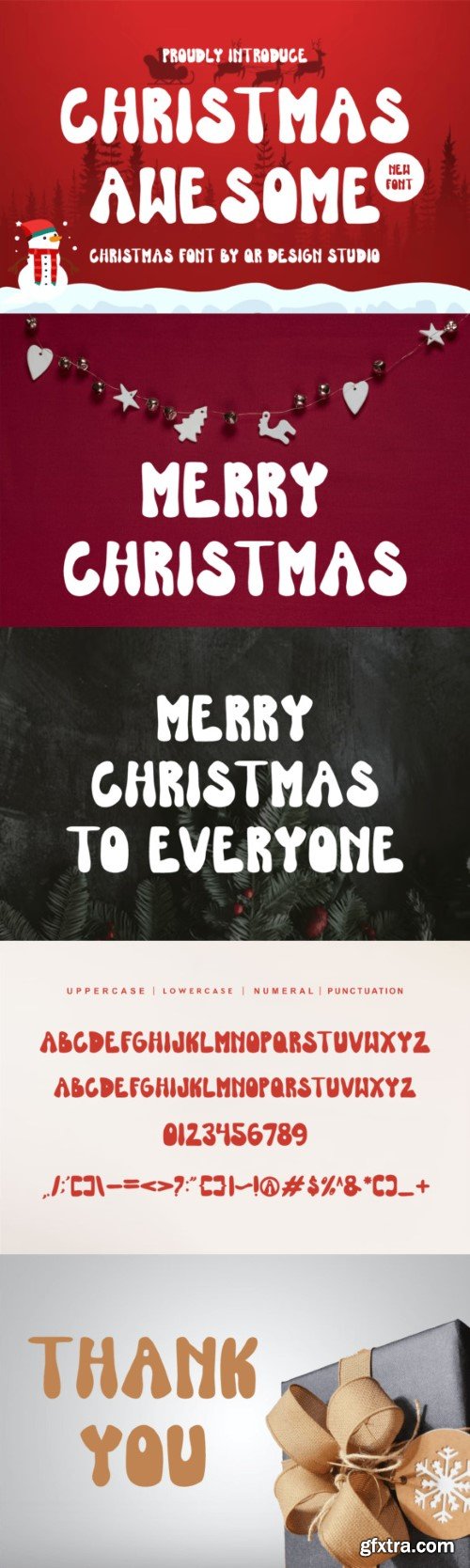 Christmas Awesome Font