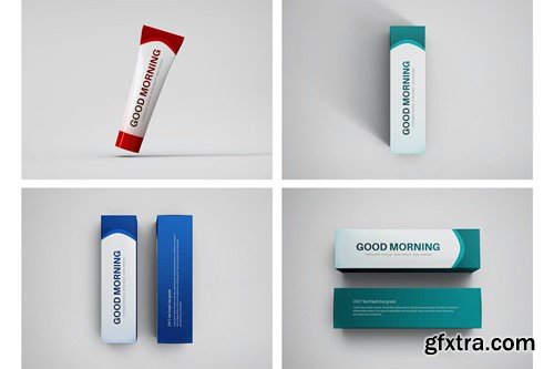 Toothpaste Tube Mockup ERT5EFB