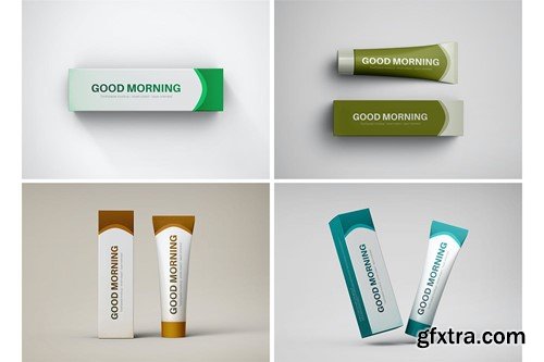 Toothpaste Tube Mockup ERT5EFB