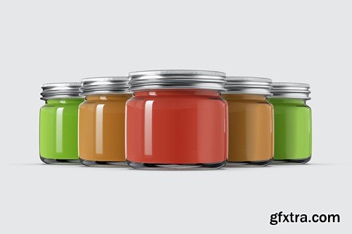 Glass Jar Label Mockups RQKF4SY