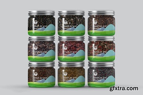 Glass Jar Label Mockups RQKF4SY