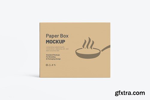 Fry Pan Box Packaging Mockup 9TKBSCM