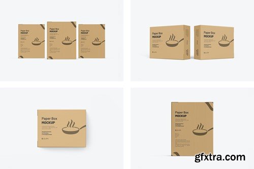 Fry Pan Box Packaging Mockup 9TKBSCM