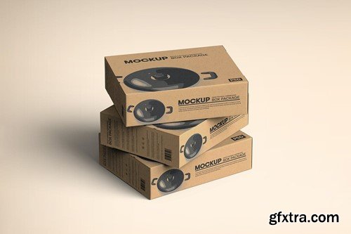 Fry Pan Box Packaging Mockup 9TKBSCM