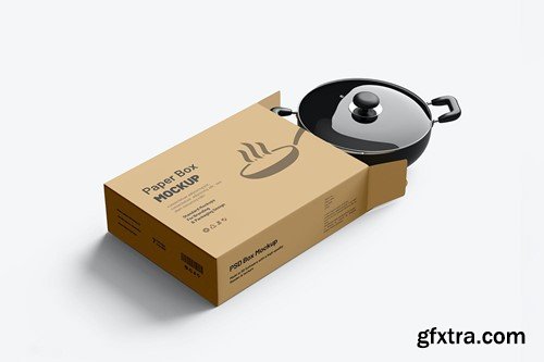 Fry Pan Box Packaging Mockup 9TKBSCM