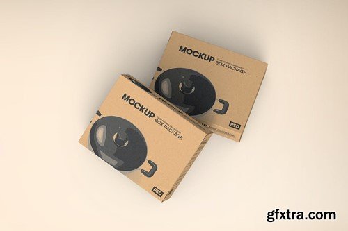 Fry Pan Box Packaging Mockup 9TKBSCM