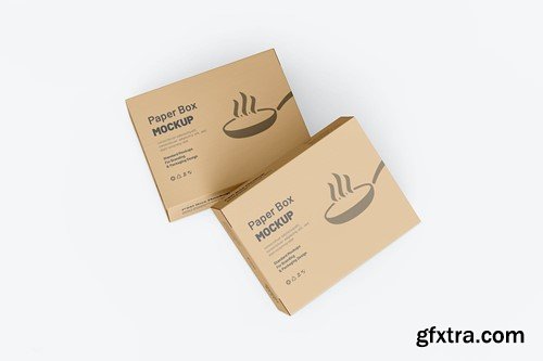 Fry Pan Box Packaging Mockup 9TKBSCM