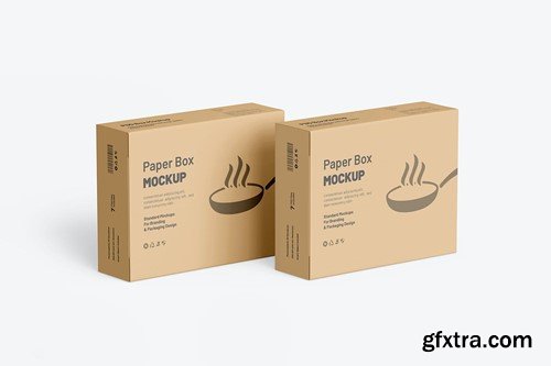 Fry Pan Box Packaging Mockup 9TKBSCM