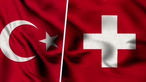 Videohive - Turkey Flag And Flag Of Switzerland - 47635288 - 47635288