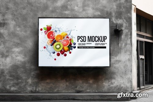 Square Sign Board Mockup vol. 5 MEYGELH