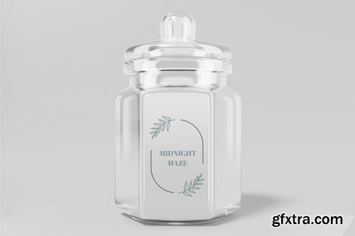 Glass Jar PSD Mockup BCNN8DZ