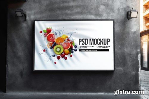 Square Sign Board Mockup vol. 04 SP8LVCJ