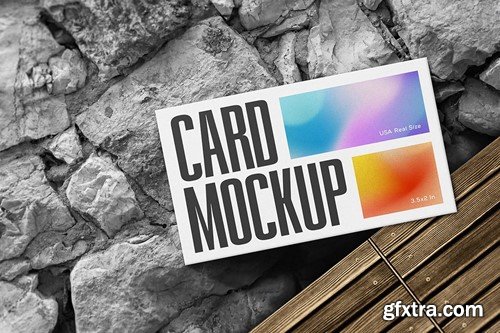 USA & EUR Card Mockup X26MQZW