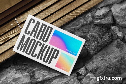 USA & EUR Card Mockup X26MQZW