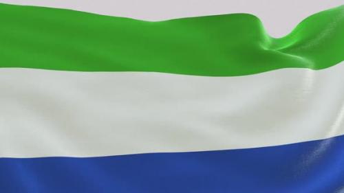 Videohive - Sierra Leone Fabric Flag - 47635510 - 47635510