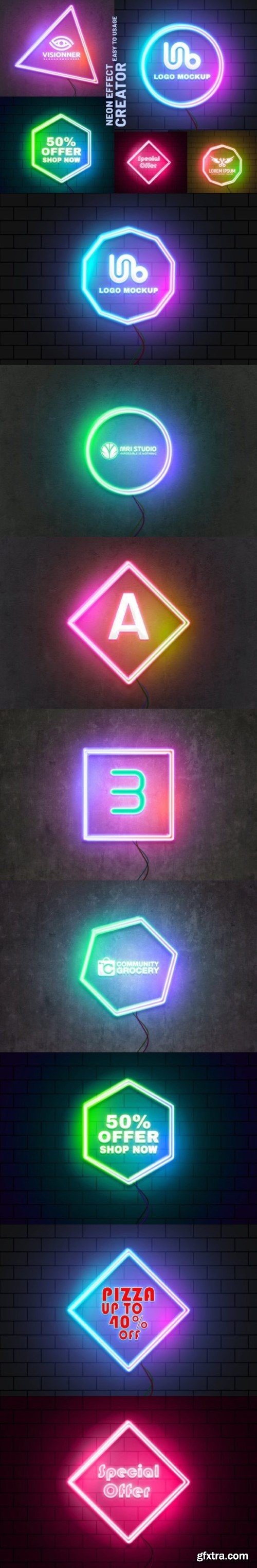 Neon Text & Logo Effect