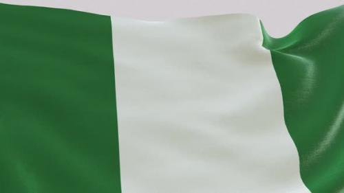 Videohive - New Nigeria Fabric Flag - 47635543 - 47635543