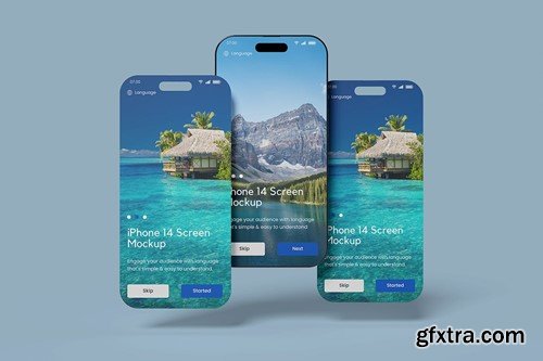 iPhone 14 Screen Mockup LS2YJJQ